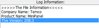 1. Log Information