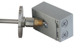 Boiler stack temperature sensor and thermowell, 1k Pt - Bravo Controls