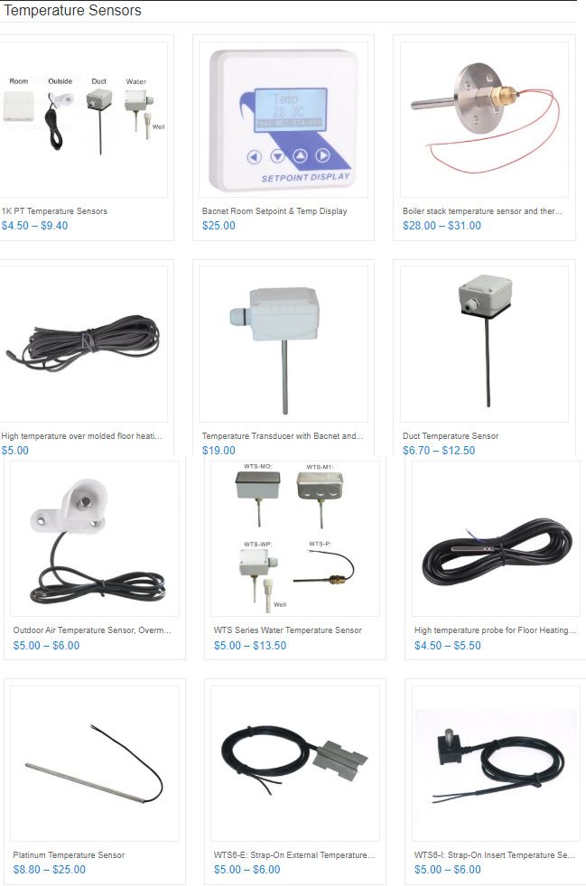 Types of Temperature Sensors - Temperature Sensor Types 